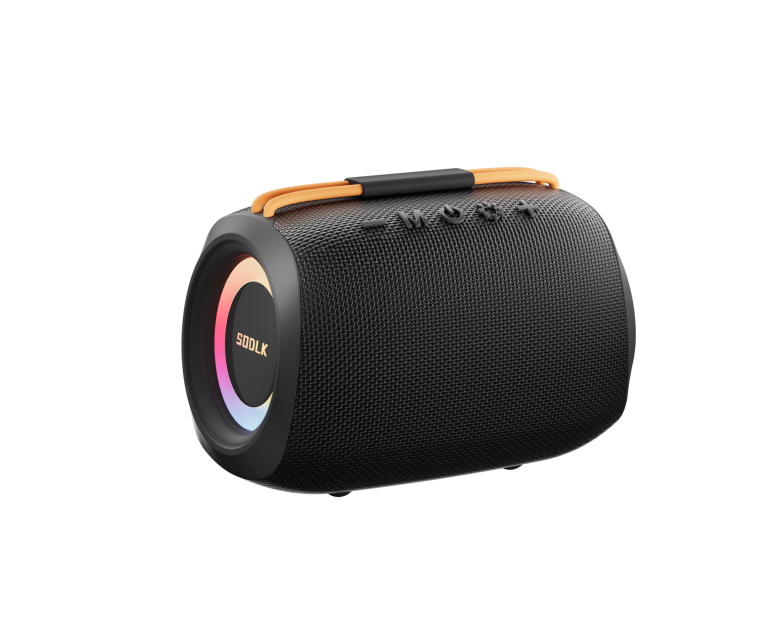 Hand-held portable speaker for kids